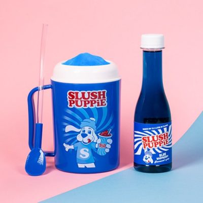 Fizz Creations Slush Puppie Making Cup with Blue Raspberry