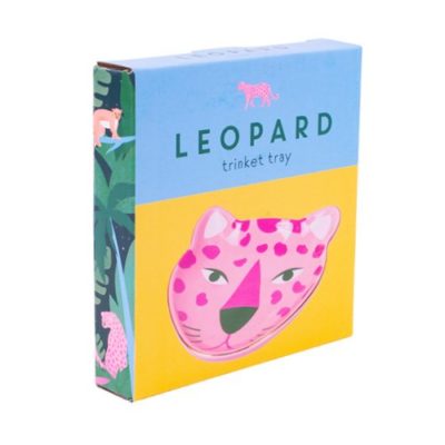 Leopard trinket tray packaging