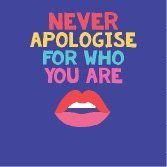 Never Apologise Fizz Creations Positive Vibes