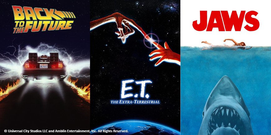 Fizz Creations Back to the Future E.T. and Jaws collection